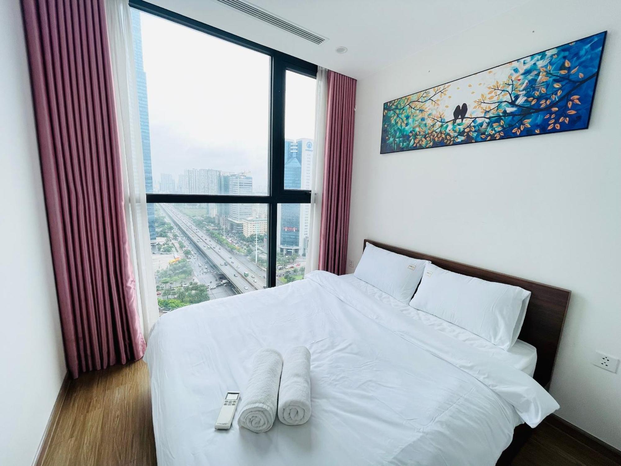 Nanahousing-Vinhomes Skylake-Luxury Apartment Near Keangnam Hanoi Exteriör bild