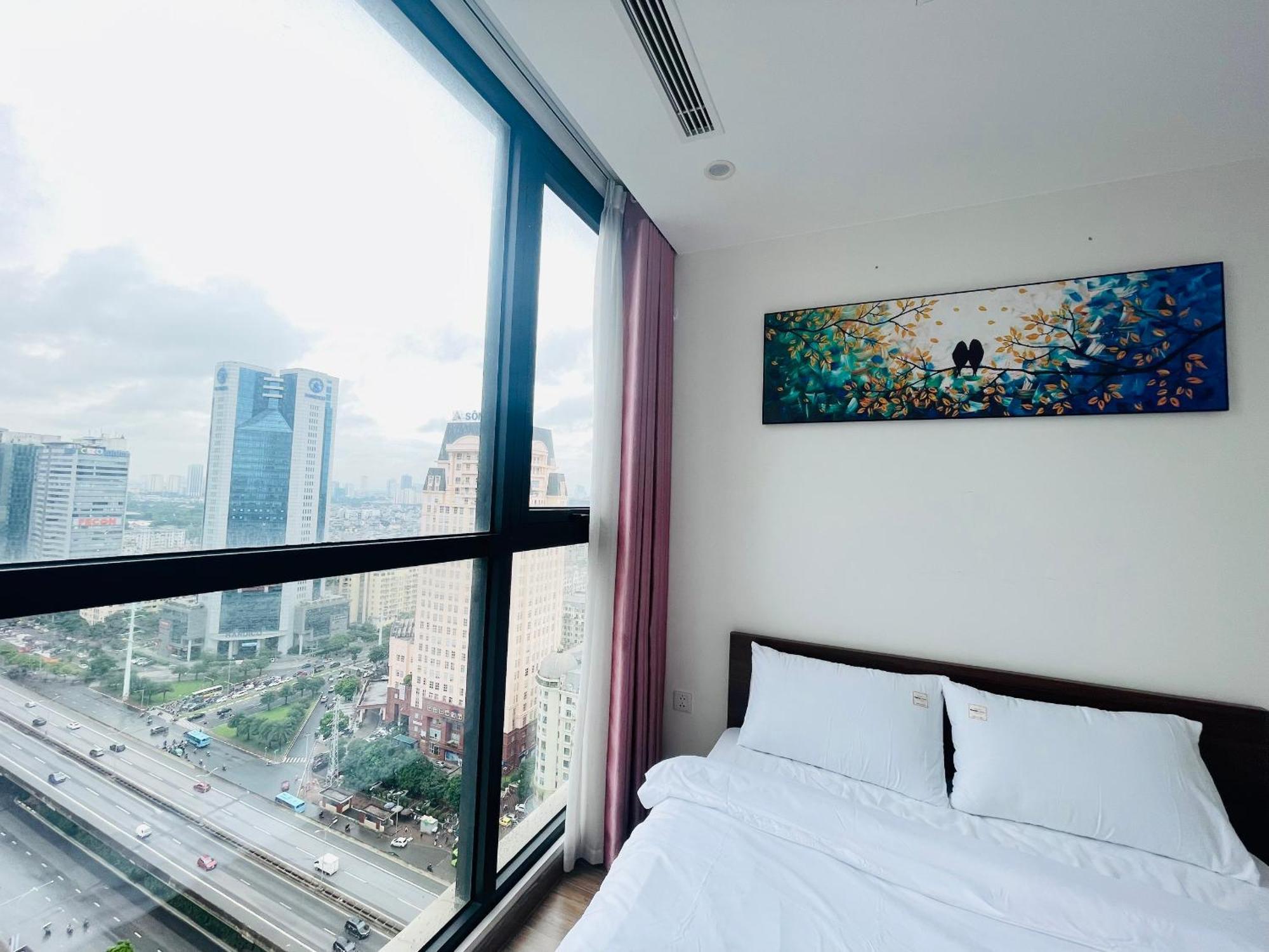 Nanahousing-Vinhomes Skylake-Luxury Apartment Near Keangnam Hanoi Exteriör bild